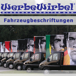 Fahrzeugbeschriftung, Fensterbeschriftung, Lichtwerbung, Werbeschilder